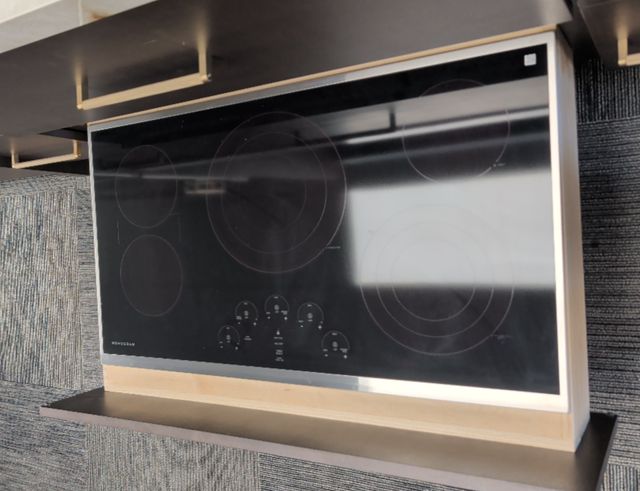 Monogram® 36" Stainless Steel Touch Control Electric Cooktop-0
