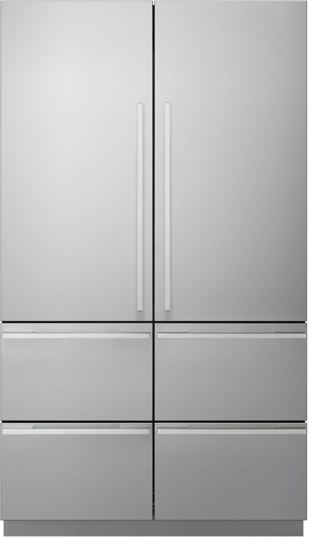 SKS Transitional Series 48" 26 Cu. Ft. Stainless Steel Built-In French Door Refrigerator-0