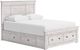 Signature Design by Ashley® Fenderport Whitewash Queen Storage Pane Bed-0