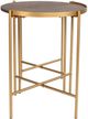 Coaster® Malka 2-Piece Dark Brown Nesting Table with Gold Base-2