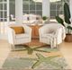 Nourison Home™ Aloha Green Yellow 5'x8' Area Rug-1