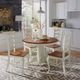 homestyles® French Countryside Off-White Dining Table with Brown Top -3