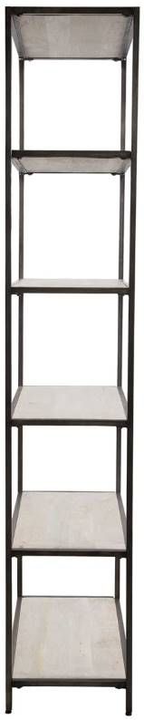 Uttermost® Baldwin Clean Gunmetal/White Washed Etagere-3