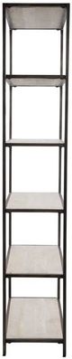 Uttermost® Baldwin Clean Gunmetal/White Washed Etagere-3