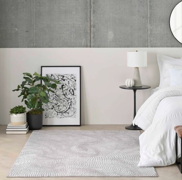 Nourison Home™ DNKY Central Park West Gray 5'x7' Style 1 Area Rug-1