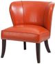 Olliix by Madison Park Orange Hilton Armless Accent Chair-0