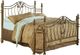 Coaster® Sydney Brushed Gold Frame Panel Queen Bed-0