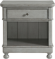 Riverside Furniture Bella Grigio Chipped Gray Nightstand-0