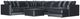 Jackson Furniture Remington 7-Piece Slate L-Shape Sectional and Chaise-0