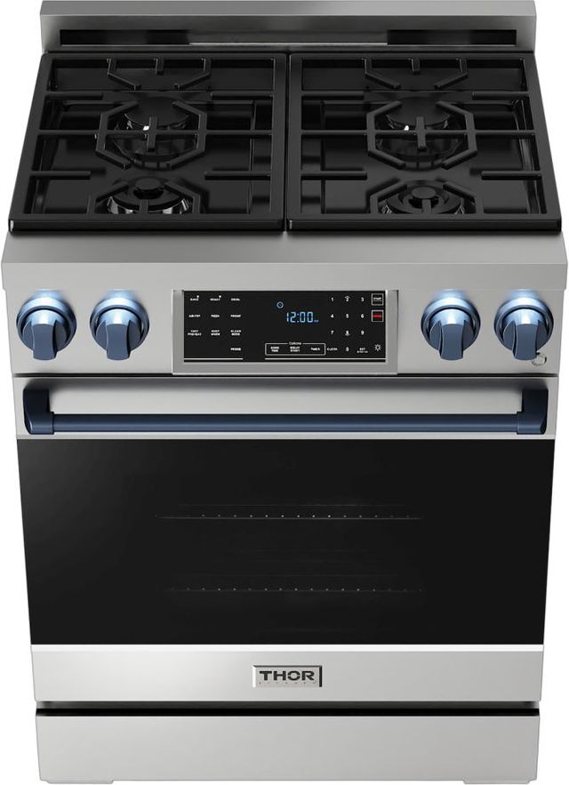 Thor Kitchen® Gordon Ramsay Series 30" Stainless Steel Pro Style Gas Range-1
