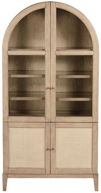 Coaster® Kailani Beige Oak Vitrine Cabinet-1