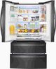 LG 36 in. 27.6 Cu. Ft. PrintProof™ Black Stainless Steel French Door Refrigerator-1