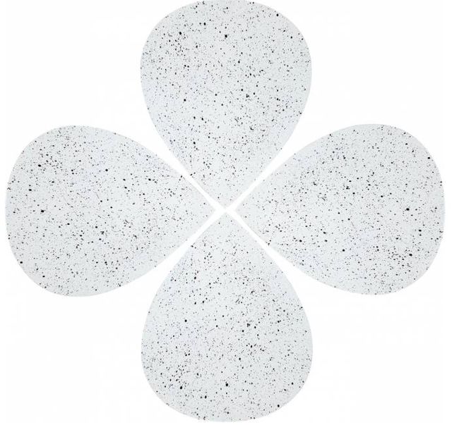 Meridian Furniture Petal 4-Piece White Coffee Table Set-1