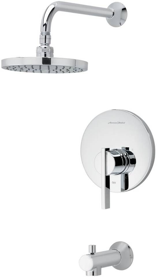 American Standard Berwick® Polished Chrome Tub and Shower Trim Kit with Pressure Balance Cartridge-0