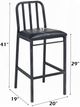 ACME Furniture Jodie 2-Piece Antique Black/Black Bar Stool Set-2