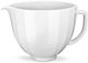 KitchenAid® White Shell 5 Quart Ceramic Bowl-1