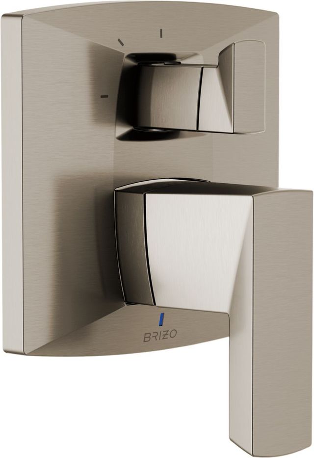 Brizo Vettis® Brilliance® Luxe Nickel® Pressure Balance Valve with Integrated 3-Function Diverter Trim-0