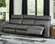 Signature Design by Ashley® Samperstone 3-Piece Gray Power Reclining Sectional Sofa-2