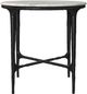 Coaster® Hermas White End Table with Black Base-1