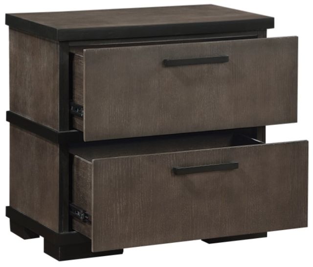 Homelegance® Acworth Black/Brownish Gray Nightstand-3