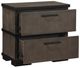 Homelegance® Acworth Black/Brownish Gray Nightstand-3