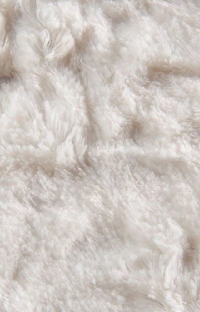 CordaRoy's® White Faux Fur Queen Bean Bag Cover -1