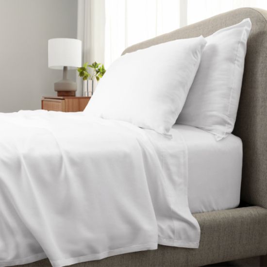 Cariloha Aloha 4-Piece White Twin XL Soft Sheet Set-0