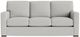 Bassett® Furniture Anson Chrome 82" Track Arm Sofa-1