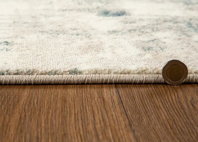 KAS Rugs Heritage Beige/Blue Wonder 5'x8' Area Rug-2