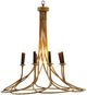 Bramble Flores Gold 30" Chandelier-0