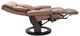 BenchMaster Vittoria Cocoa Manual Flip-Up Footrest Recliner-4