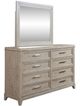 Liberty Furniture Belmar 5-Piece Silver Champagne/Washed Taupe Queen Upholstered Sleigh Bedroom Set-3