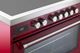 Verona® Ultima 36" Burgundy Pro Style Induction Range-3