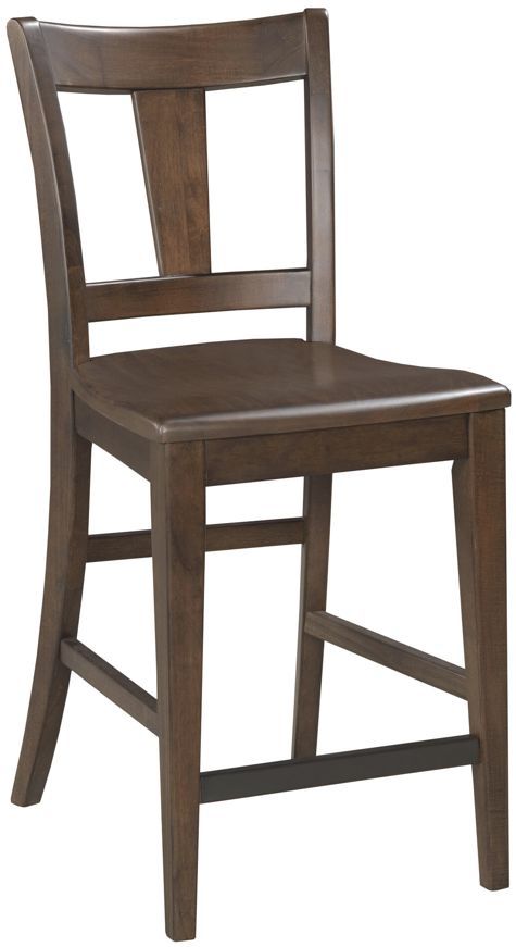 Kincaid® Kafe Mocha Tall Splat Back Counter Stool-1
