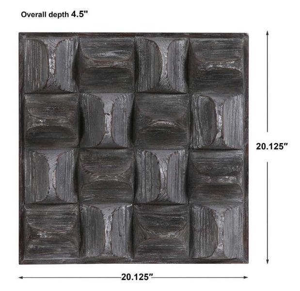 Uttermost® Pickford Gray Wall Decor-2