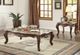 ACME Furniture Shalisa Multi-Tone Brown Marble Top Coffee Table and Walnut Base-1