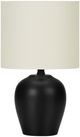Monarch Specialties Inc. 17"H Black Ceramic Table Lamp-0