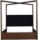 Signature Design by Ashley® Kendamor Dark Brown California King Canopy Bed-1