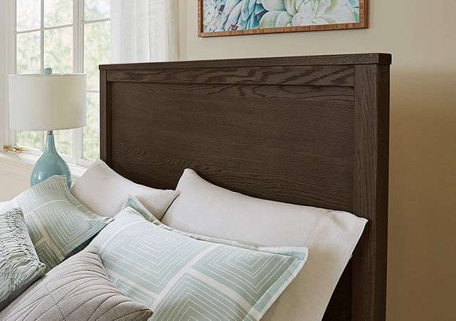 Vaughan-Bassett Fundamentals Java Twin Panel Bed-1