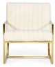 VIG Furniture Divani Casa Basalt Baylor White Chair-1