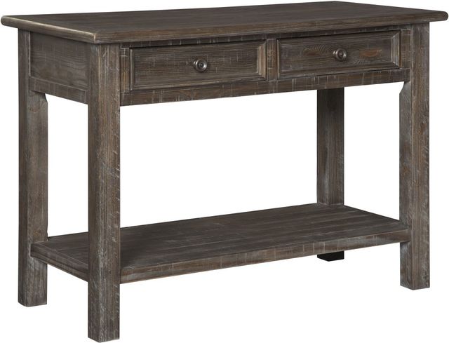 Signature Design by Ashley® Wyndahl Rustic Brown Sofa Table-0