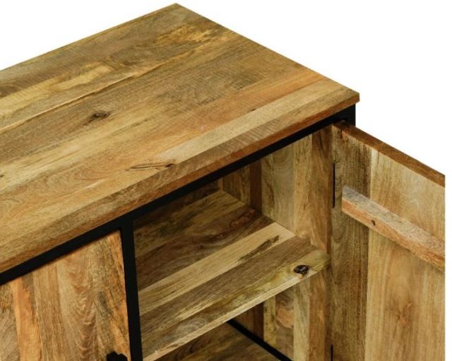 Jaipur Furniture Industrial Sawn 2-Door Sideboard-3