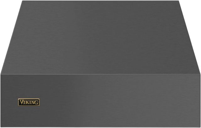 Viking 5 Series 30"W x 18"H Damascus Gray Wall Mounted Range Hood with Brushed Brass Trim-0
