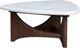 Magnussen Home® Arwen White Cocktail Table with Brown Base-0