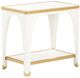 Michael Amini® La Terrazza Creamy Pearl Rectangular End Table-3