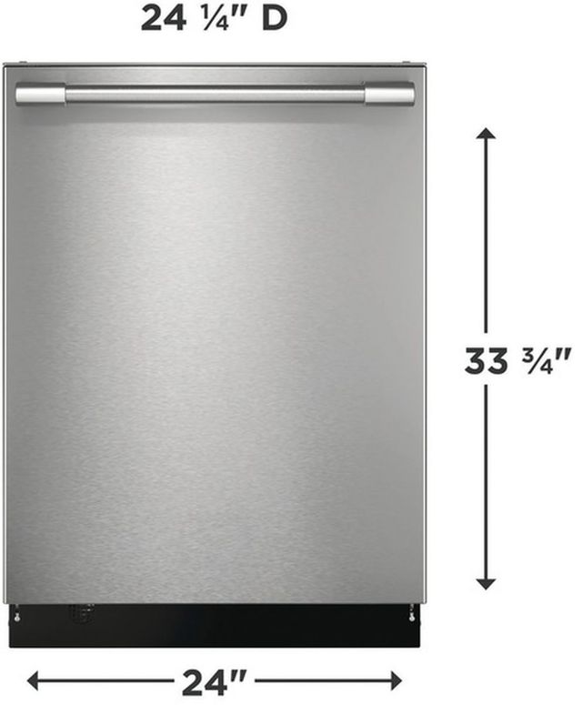 Frigidaire Professional® 24" Smudge-Proof™ Stainless Steel Top Control Built-In Dishwasher-2