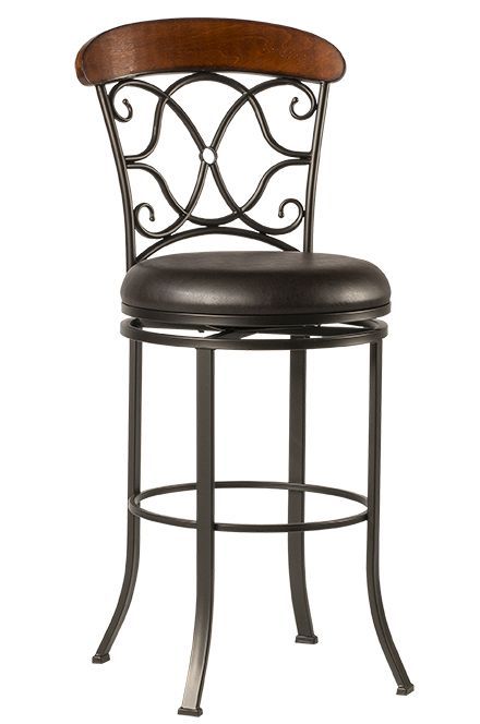 HH2 Home Dundee Dark Brown Bar Stool-0
