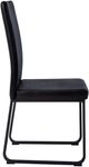 Monarch Specialties Inc. 2-Piece Black Side Chair Set with Black Metal Bases-3