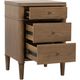 Modus Furniture Whitmore Claystone 3-Drawer Nightstand-2