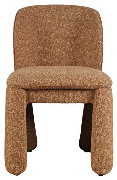 Jofran Inc. Breck Brick and Flecked with Gray Upholstered Dining Side Chair-2